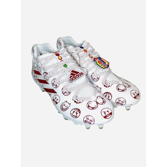 Adidas Freak 22 Big Mood GZ6901 Emoji White/Red Football Cleats Mens Size 14 - Picture 3 of 11